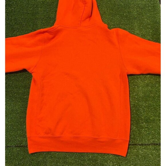 Vintage Clemson Tigers hoodie small sweatshirt Russell Athletic mens orange Y2K - Picture 5 of 9